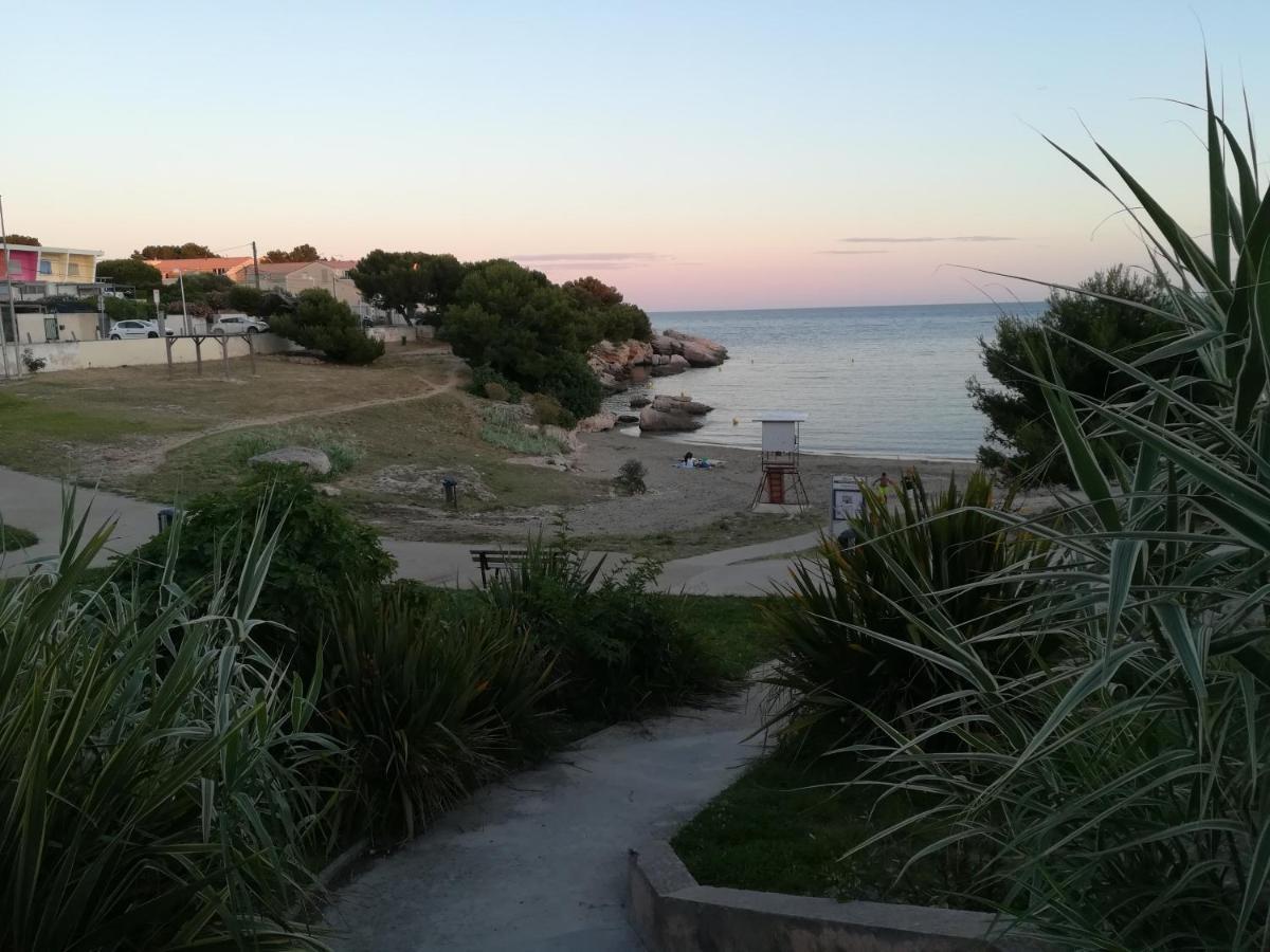 Bel Appartement Avec Terrasse - Plage De Carro A Pied Martigues Εξωτερικό φωτογραφία